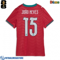 Fotballdrakt Dame Portugal Joao Neves #15 Hjemmedrakt VM 2026 Kortermet